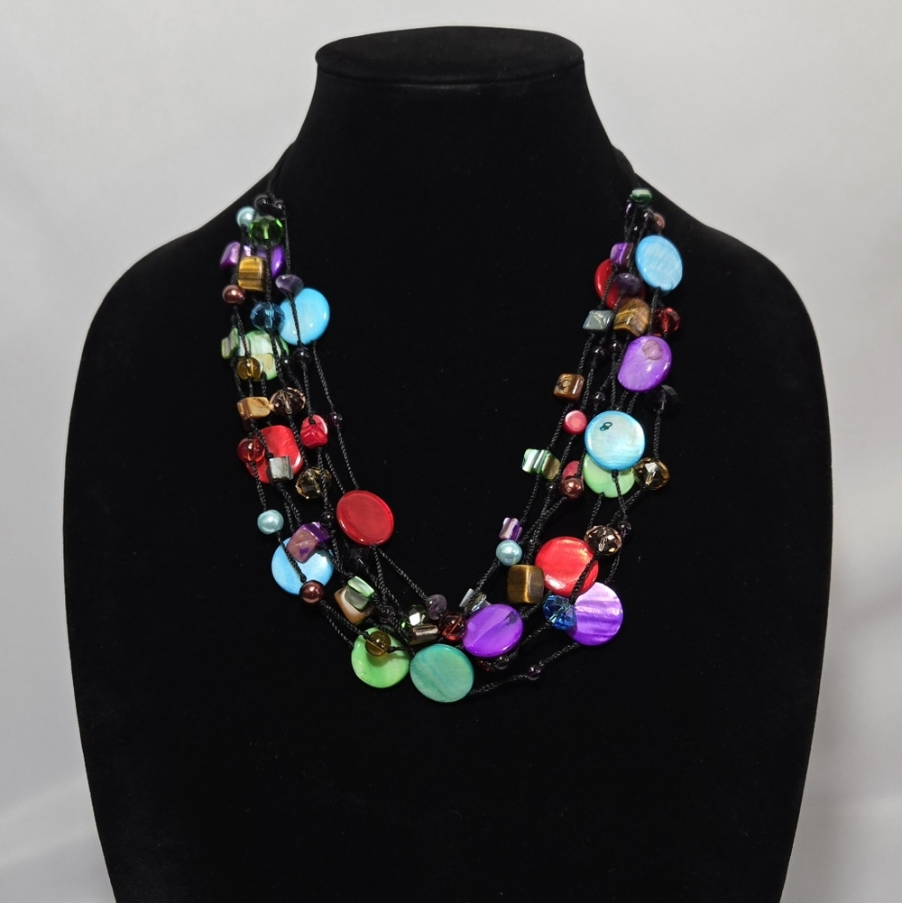 Premier Designs Beaded Necklace #1062